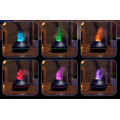 Ароматический диффузор эфирных масел с RGB освещением имитация пламени • Увлажнитель воздуха с эффектом огня 130 мл
