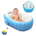 Надувная детская ванночка Intime Baby Bath Tub • Портативная складная надувная ванна для новорождённых и детей до 4 лет