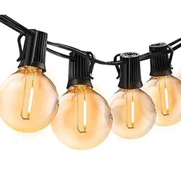 Садовая гирлянда длиной 10 метров с 20 светодиодами и солнечной батареей • Уличная гирлянда с ПУ для сада и двора