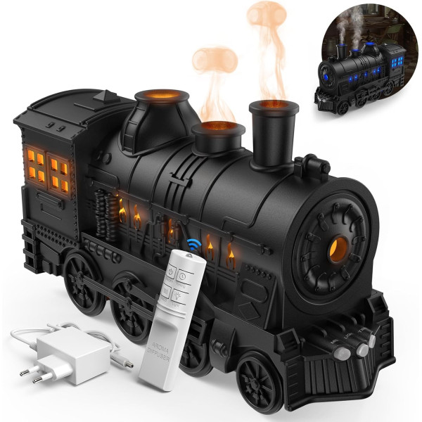 Увлажнитель воздуха в виде паровоза с USB-питанием • Декоративный увлажнитель воздуха паровоз для дома и офиса