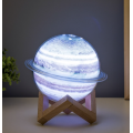 Увлажнитель воздуха в форме планеты с подсветкой • Стильный увлажнитель-планета для дома и офиса