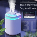 Увлажнитель воздуха Humidifier 3 л • Современный увлажнитель с тремя соплами и регулировкой объёма тумана