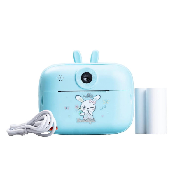 Фотоаппарат детский зайчик с мгновенной печатью снимков • Детская фотокамера с мгновенной печатью снимков 
