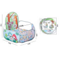 Манеж-бассейн детский для шариков • Детский игровой манеж для малышей с текстильной корзинкой