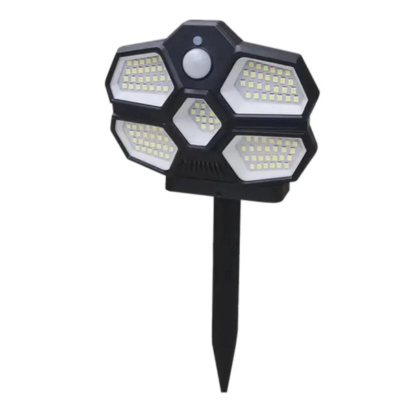 Уличный светильник Solar Induction Lamp SH-580A • LED фонарь с солнечной панелью и датчиком движения