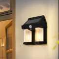 Фонарь на солнечной батарее с датчиком движения Solar Wall Lamp COBA CB-228 • Уличный LED прожектор с солнечной панелью CB-228