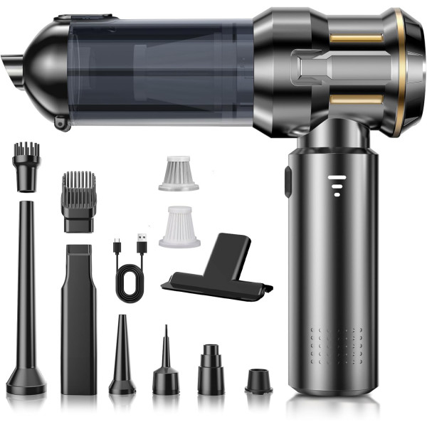 Компактный мини пылесос HL-138 для авто дома и офиса • Пылесос портативный MINI HL-138