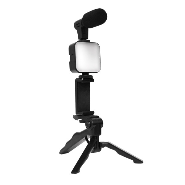 Комплект для влогинга VIDEO-MAKING KIT AY49 для смартфона с переходником Type-C • Набор блогера для телефона 4в1 AY-49