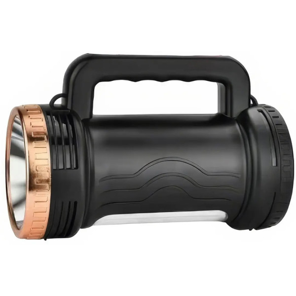 Ручной аккумуляторный фонарь OK-6118-COB с солнечной батареей и боковой лампой • Кемпинговый фонарь OK-6118-COB