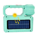 Фонарь - солнечная зарядная станция LED OK-718S-A с лампочками Power Bank • Портативная солнечная станция с LED-фонарем OK-718S-A