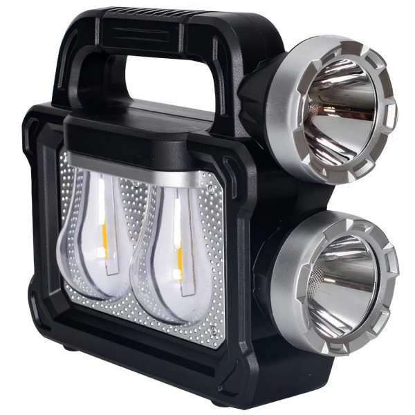 Ручной фонарь Hurry-bolt Multifunctional Portable Lamp HNB-7718-2W • Фонарь HNB-7718-2W на солнечной батарее с функцией PowerBank