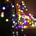 Уличная светодиодная гирлянда «LED-шарики» с диаметром шариков 5 м ∙ Провод гирлянда шарики 5M 50LED МИКС