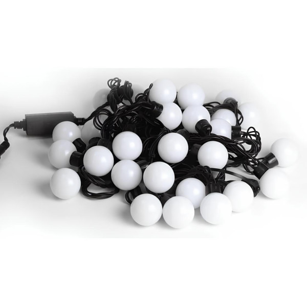 Уличная светодиодная гирлянда «LED-шарики» с диаметром шариков 5 м ∙ Провод гирлянда шарики 5M 50LED МИКС