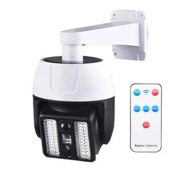 Уличный светодиодный фонарь муляж камеры HW-5118-1 44 SMD с реакцией на движение ∙ Камера-обманка HW-5118-1 с лампой и реакцией на движение