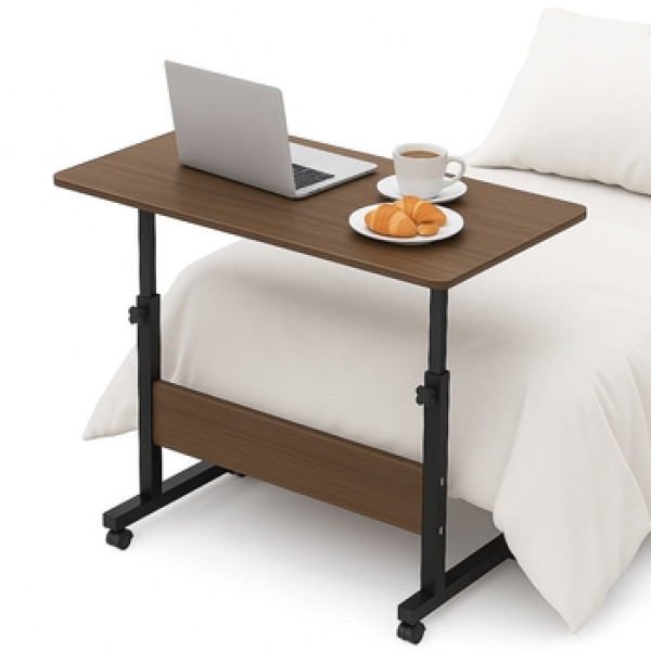 Стол наддиванный прямоугольный с цельной столешницей ZM687 ∙ Многофункциональный стол на колёсах ZM687 — комфорт в движении