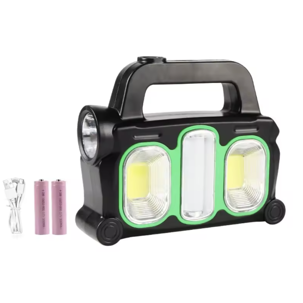 Фонарь ручной аварийный аккумуляторный Hurry-bolt HB-6169 ∙ Переносной фонарь HB-6169 с солнечной панелью