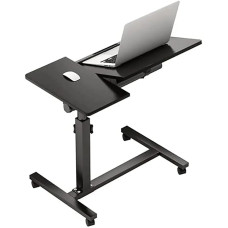 Универсальный наддиванный на колёсах столик 64200 — мобильность и комфорт в одном ∙ Стол наддиванный на колёсах с двойной столешницей T01