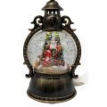 Новогодний музыкальный фонарь SH2515 с LED и автоподдувом ∙ Снежный шар Дед Мороз SH2515