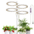 Лампа для фотосинтеза растений с 4 светодиодными кольцами MA714 ∙ LED лампа MA714 для роста растений с регулируемым направлением света