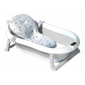 Детская ванночка Kanzaa складная с подушкой и встроенным термометром ∙ Складная силиконовая ванночка с термометром Kanzaa