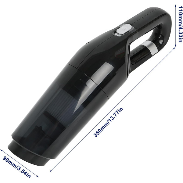 Беспроводной автомобильный пылесос LT-113 с мощным аккумулятором ∙ Пылесос ручной аккумуляторный LT-113