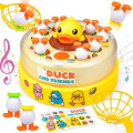 Детская игрушка Прыгающая жёлтая уточка ∙ Музыкальная карусель B.Duck and Friends — поймай уточку с прыгающими утятами и 2 сачками