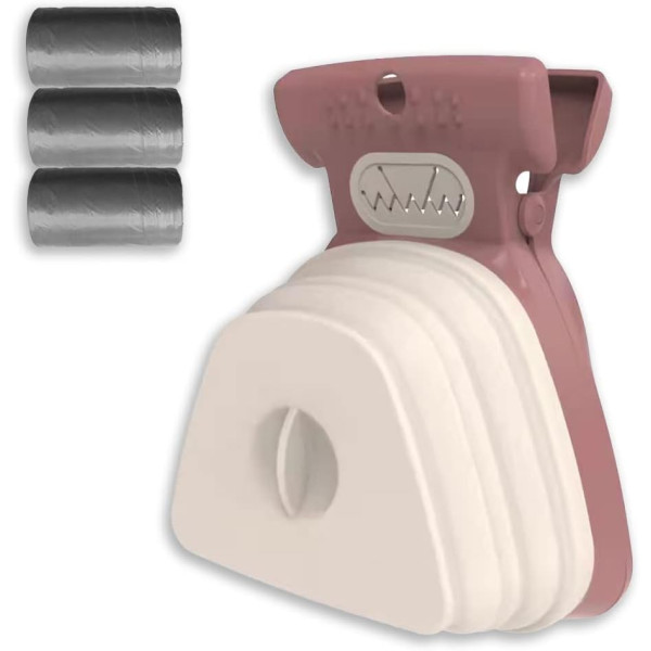 Поводок для собак с совком для уборки + одноразовые пакеты Pet Toilet 1493 ∙ Набор для выгула собак Pet Toilet 1493 с контейнером и пакетами