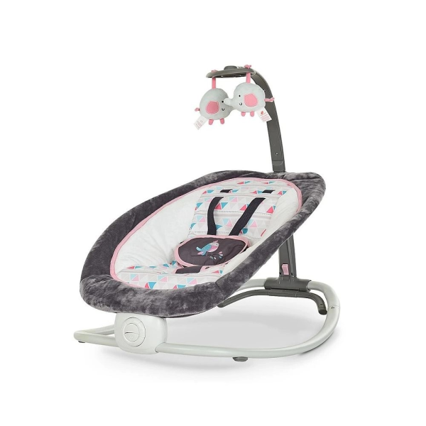 Шезлонг-Качалка Mastela 6917 с мелодиями и подвесными игрушками ∙ Детский шезлонг-гойдалка Mastela 6917 – комфорт и развлечения для вашего ребенка