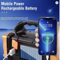 Аккумуляторный LED фонарь-лампа Hurry Bolt HB-2678 с Power Bank на солнечной батарее ∙ Мультифункциональный портативный фонарь Hurry Bolt HB-2678