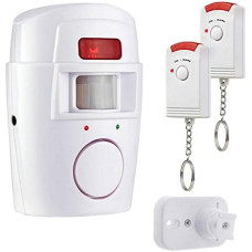 Сенсорная сигнализация с датчиком движения сиреной и 2 пультами ∙ Универсальная охранная система для гаража и магазина