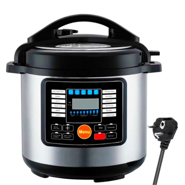 Мультиварка-скороварка Hoffmans HM-719 с дисплеем и 14 программами ∙ Мультиварка Hoffmans 8L 1600W HM-719