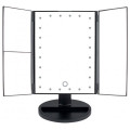 Тройное косметическое зеркало для макияжа с подсветкой LED Magnifying Mirror