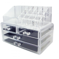 Органайзер для хранения косметики 4DRAWER Акриловый прозрачный настольный ящик - бокс для косметики и бижутерии