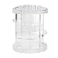 Прозрачный вращающийся органайзер для хранения косметики и парфюмерии BEAUTY BOX 360 Rotation Cosmetic Organizer