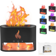 Многофункциональная лампа-аромадиффузор Docsal Flame с LED-подсветкой ∙ Лампа-увлажнитель воздуха Docsal Flame 3в1