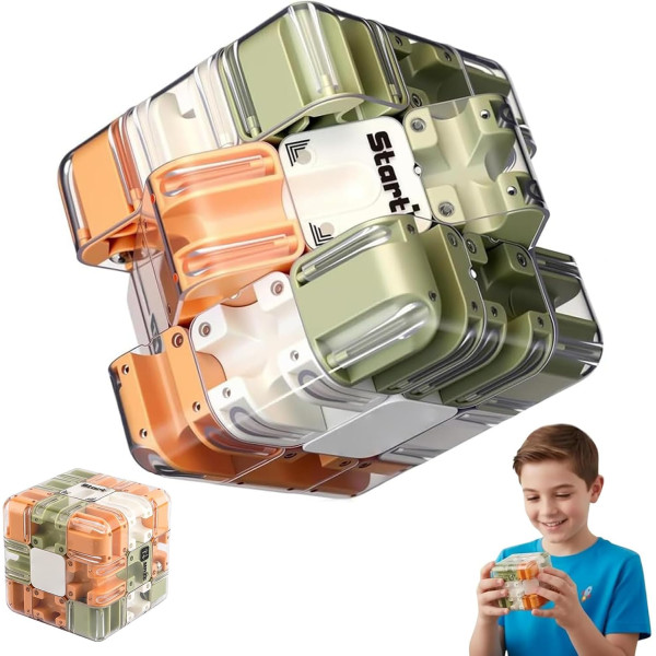 Развивающая 3D головоломка лабиринт Кубик Рубика для детей ∙ Головоломка лабиринт-кубик Рубика