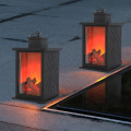 Декоративный камин-ночник с эффектом живого огня Dekorstar ∙ Настольная лампа с эффектом пламени Dekorstar