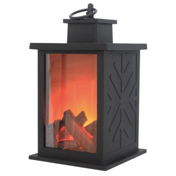 Декоративный камин-ночник с эффектом живого огня Dekorstar ∙ Настольная лампа с эффектом пламени Dekorstar