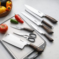 Комплект ножей Unique UN-1833 для кухни 9 шт нержавеющая сталь на подставке ∙ Набор кухонных ножей UNIQUE UN-1833