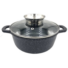 Казан с мраморным антипригарным покрытием UNIQUE UN-5272 ∙ Казан UNIQUE UN-5272 1,7 л