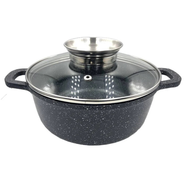 Казан с мраморным антипригарным покрытием UNIQUE UN-5272 ∙ Казан UNIQUE UN-5272 1,7 л