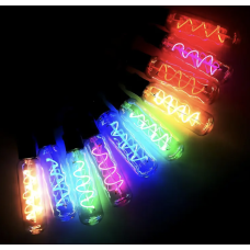 Гирлянда Удлинённые лампы спираль SFK-48 220V ∙ Уличная LED-гирлянда SFK-48 с удлинёнными спиральными лампами