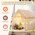 Детская палатка-домик складная с окошками и крышей ∙ Палатка для детей большой дом тип Домик