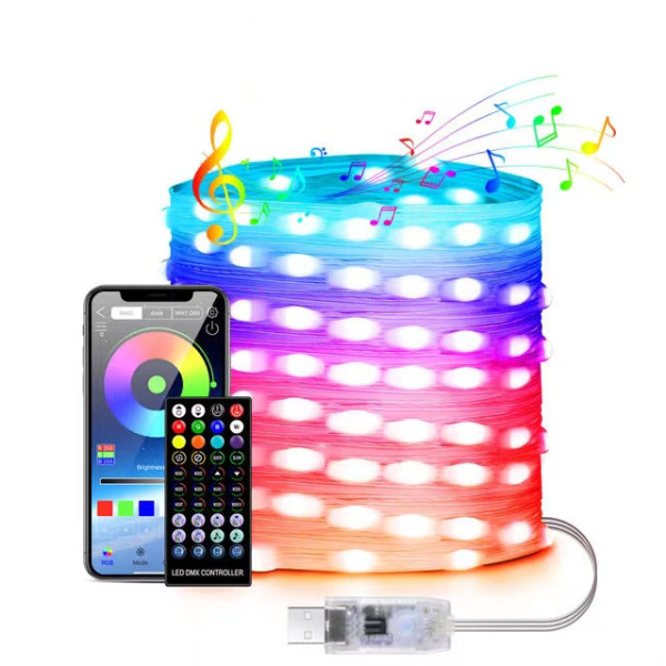 Уличные огни 5M Smart Bluetooth App Control ∙ Светодиодная LED гирлянда 5M Smart с управлением через приложение