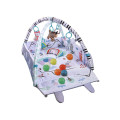 Развивающий игровой кокон Wonder Toy с погремушками и мячиками ∙ Детский коврик с мягкими бортиками Wonder Toy