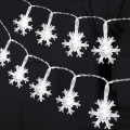 Светодиодная LED гирлянда Снежинки 3 м для дома и праздников ∙ Гирлянда Снежинки с LED-эффектами