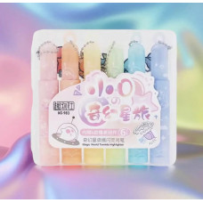 Набор акварельных маркеров NO983-1 для детей ∙ Акварельные маркеры 6 шт 983-1