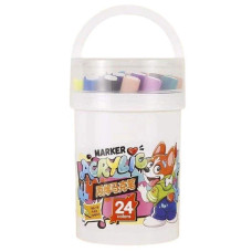 Набор акварельных маркеров 12 шт Water Color Pen 635-12 ∙ Акварельные маркеры Water Color Pen 635-12