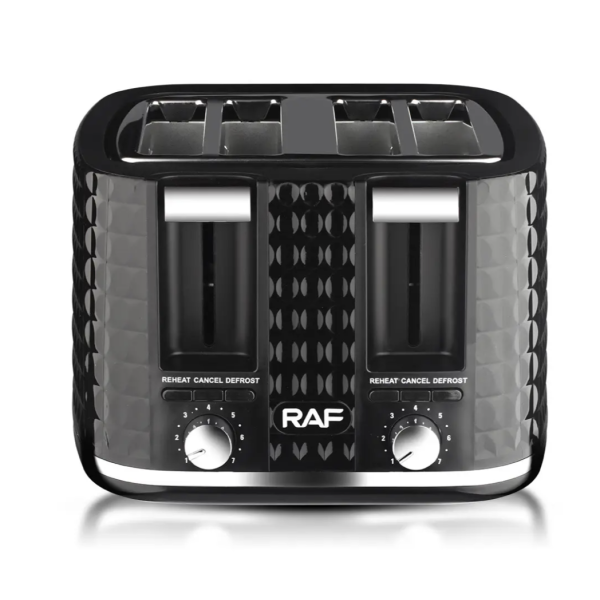 Тостер 4 ломтика 1500Вт R-503 с 6 уровнями поджаривания ∙ Электрический автоматический тостер на 4 отделения R-503