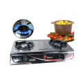Настольная плита двухконфорочная MS 6606 из нержавеющей стали ∙ Газовая плита MS-6606 на 2 конфорки